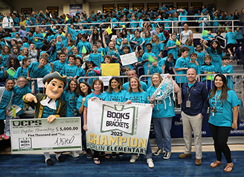 Picture of Poplin Elementary the winners of Books and Brackets 2025